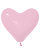BET (50) 11" Heart Fashion Bubble Gum Pink balloons