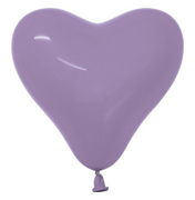 BET (100) 6" Heart Deluxe Lilac balloons