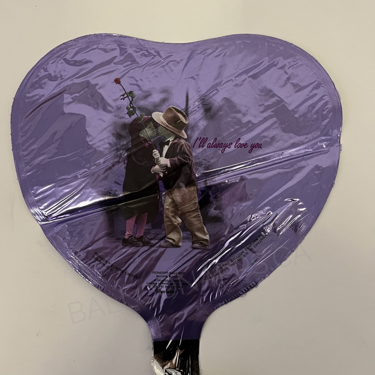 9" Foil - Always Love You Airfill Heat Seal Required balloon