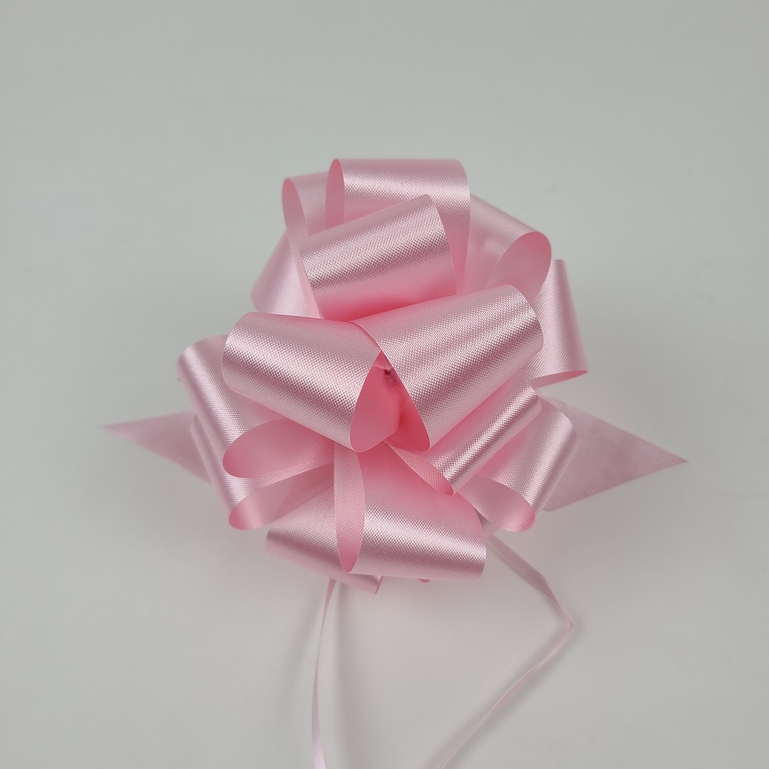 #9 Pull Bow Florasatin 5.5" - Pink