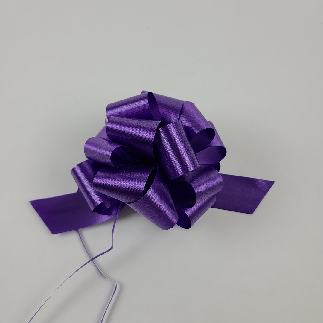 #9 Pull Bow Florasatin 5.5" - Purple
