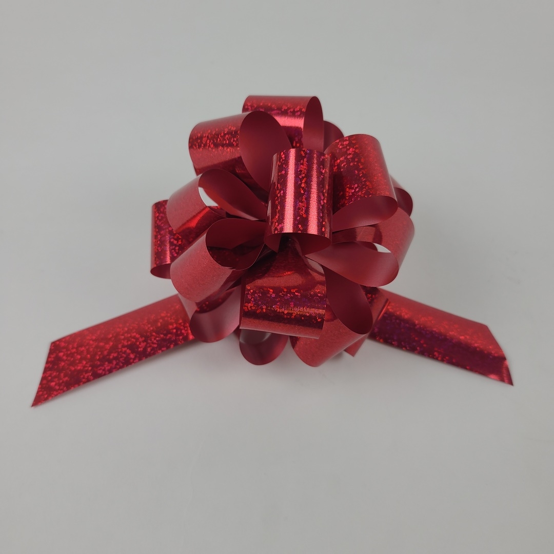 #9 Pull Bow Holographic 5.5" - Red