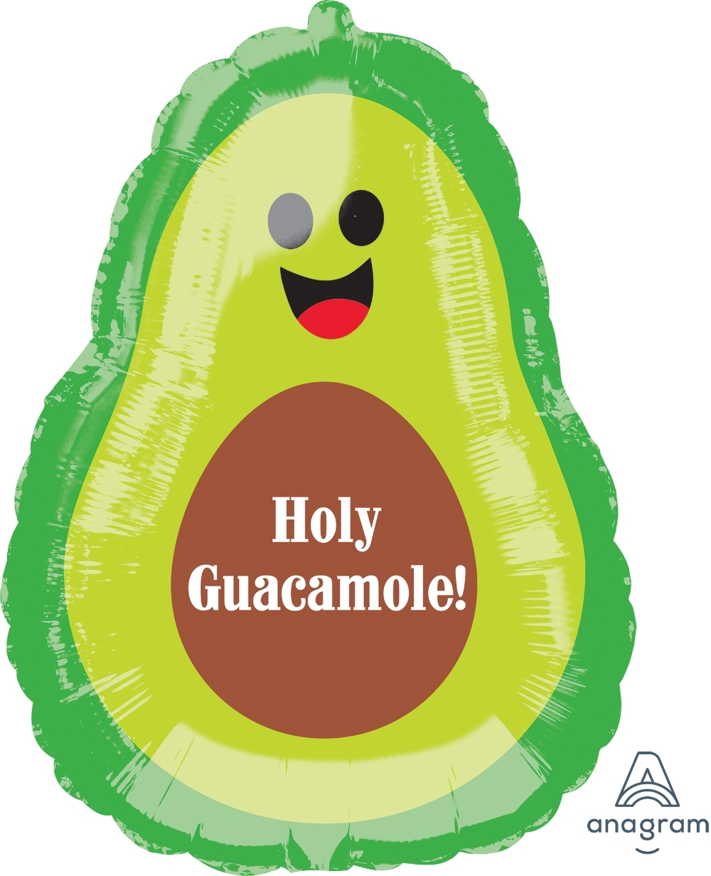 Avocado Holy Guacamole SuperShape balloon