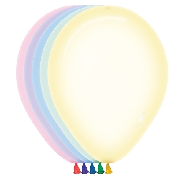 BET (100) 11" Crystal Pastel Assortment balloons
