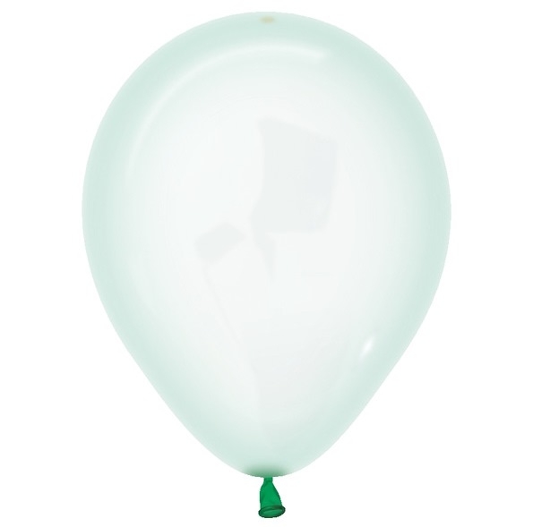 BET (100) 11" Crystal Pastel Green balloons