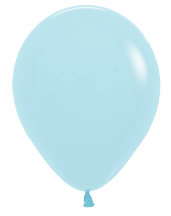 SEM (100) 11" Pastel Matte Blue balloons