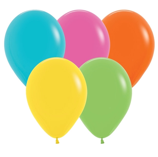 SEM (100) 11" Tropical Assortment balloons