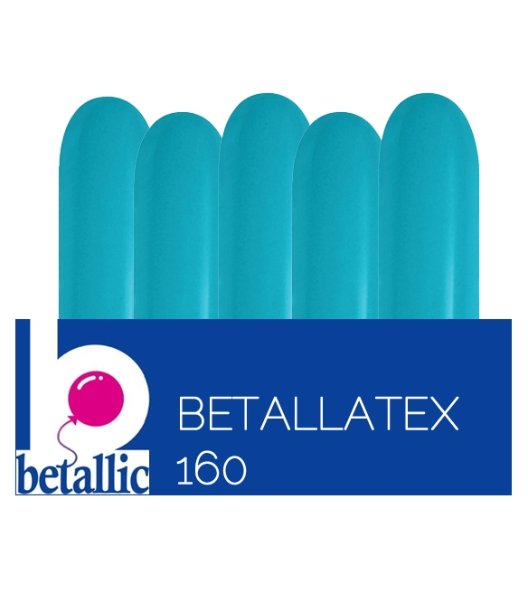 BET (100) 160 Deluxe Turquoise Blue balloons