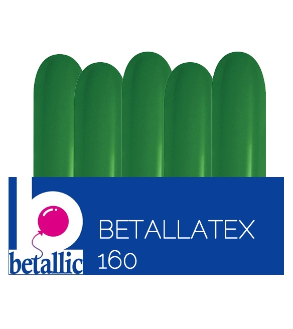 BET (100) 160 Metallic Green balloons