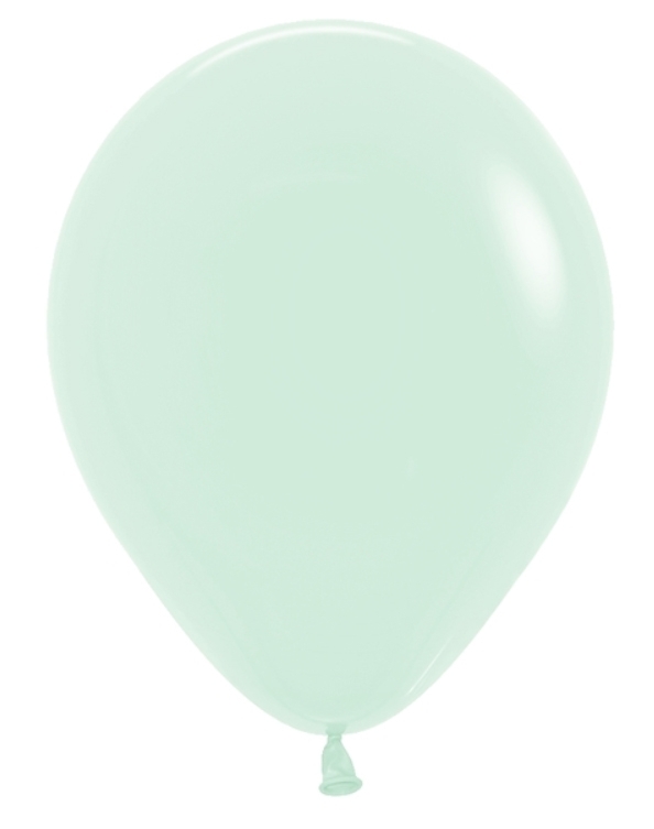 SEM (100) 5" Pastel Matte Green balloons