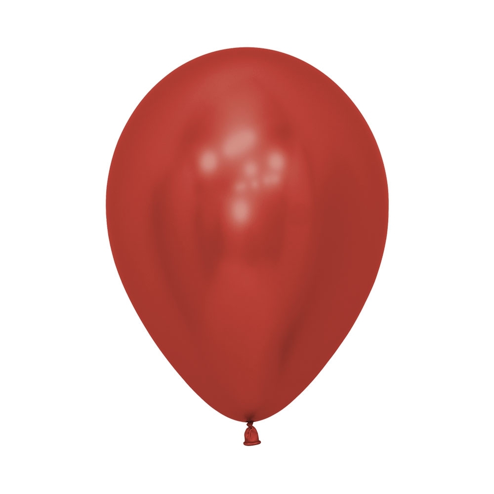 BET (100) 5" Reflex Crystal Red balloons