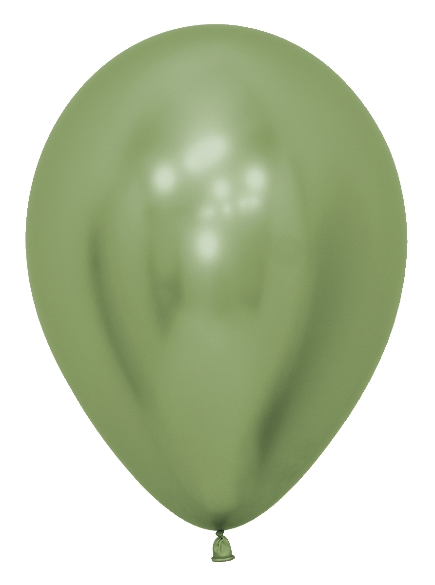 BET (100) 5" Reflex Key Lime green balloons