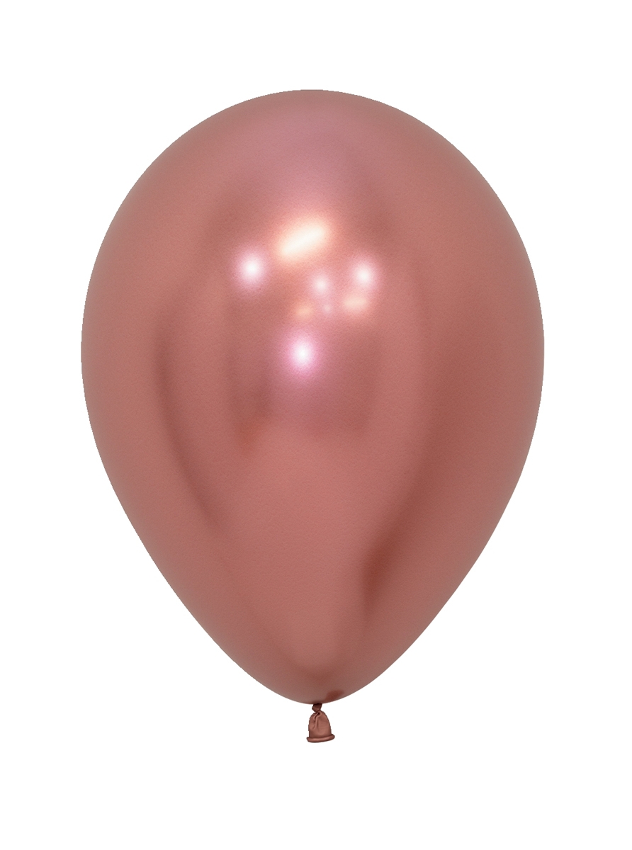 SEM (100) 5" Reflex Rose Gold balloons 