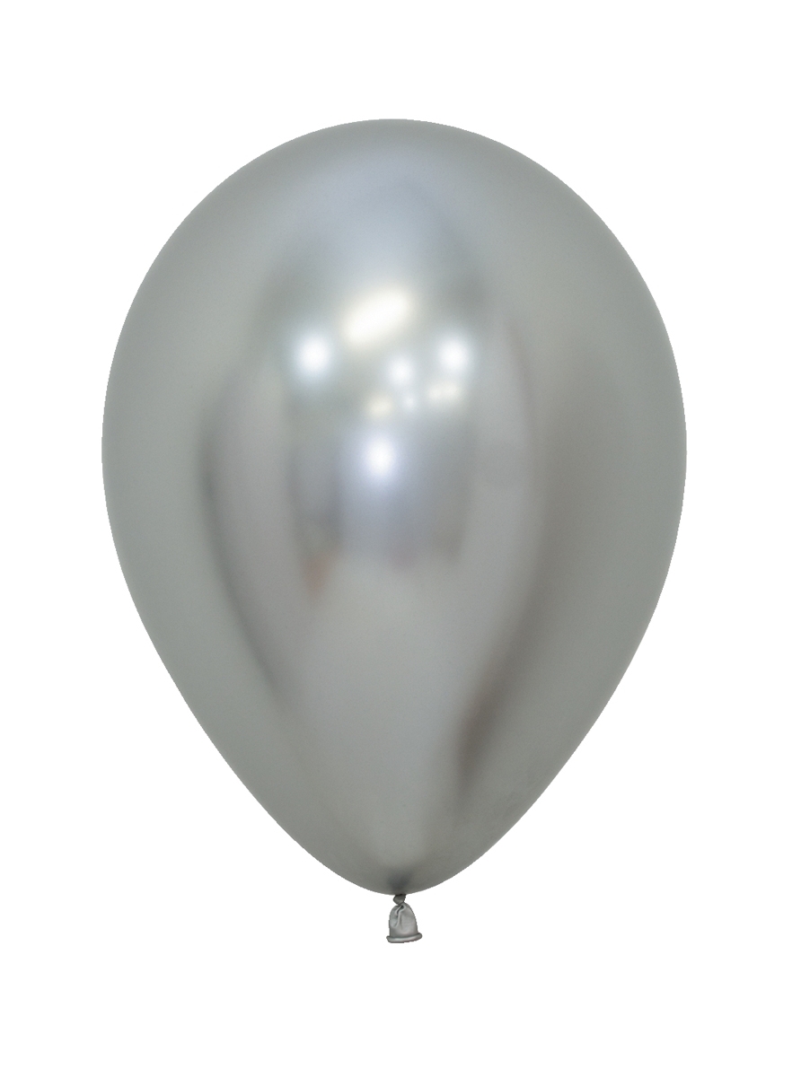 SEM (100) 5" Reflex Silver balloons