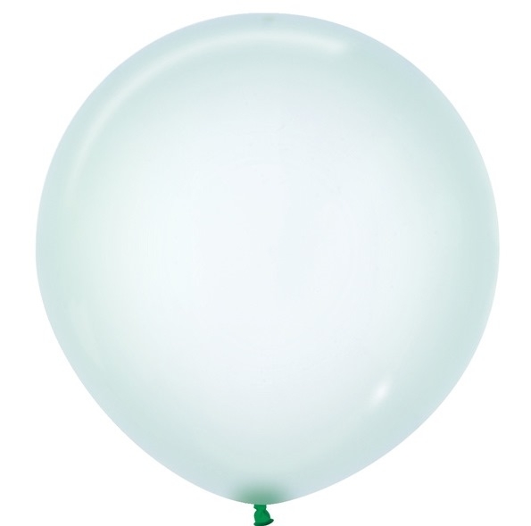 BET (1) 24" Crystal Pastel Green balloon