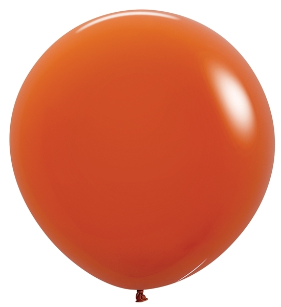 SEM (1) 24" Deluxe Sunset Orange Balloon