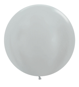 SEM (1) 24" Metallic Silver balloon