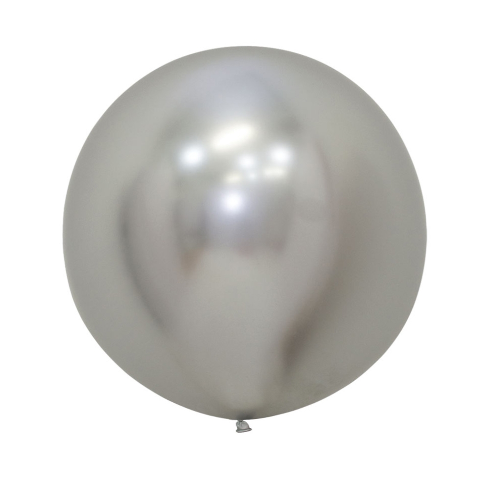 BET (1) 24" Reflex Silver balloon