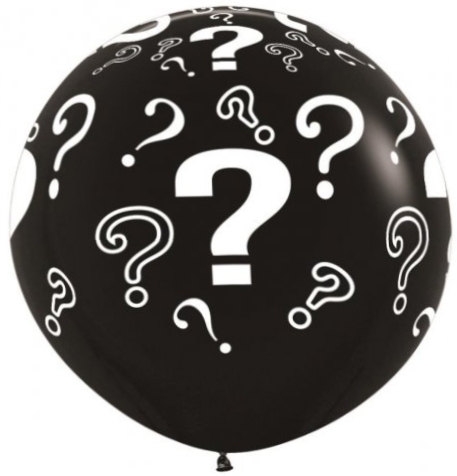 BET (1) 36" Question Mark Gender Reveal balloon