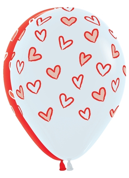 BET (50) 11" Forever Hearts balloons