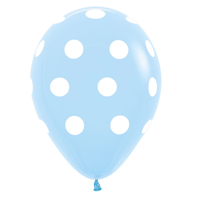 BET (50) 11" Polka Dots Blue balloons