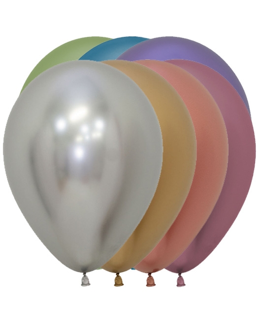 BET (50) 11" Reflex Assortment 7 colours balloons