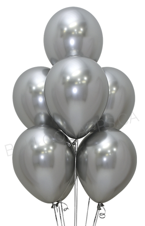 SEM (50) 11" Reflex Silver balloons