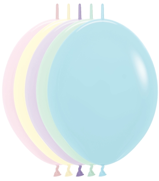BET (50) 12" Pastel Matte Assorted balloons