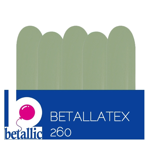 BET (50) 260 Deluxe Eucalyptus balloons
