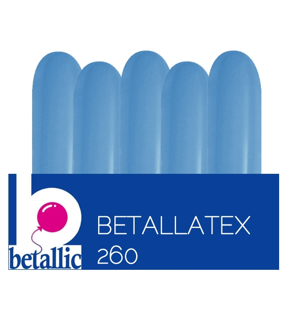 BET (50) 260 Neon Blue balloons