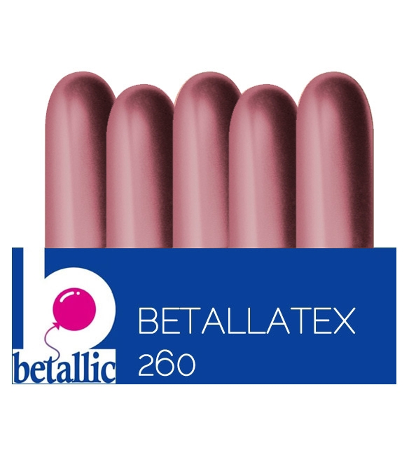 BET (50) 260 Reflex Pink balloons