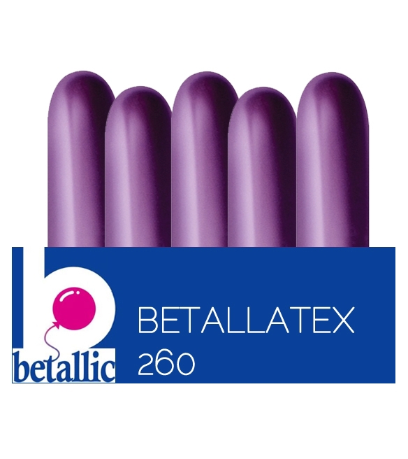BET (50) 260 Reflex Violet balloons