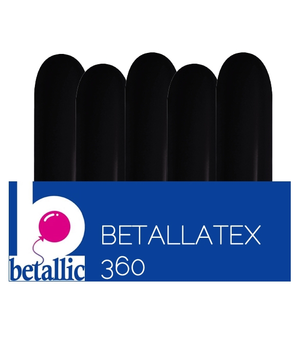 BET (50) 360 Deluxe Black balloons