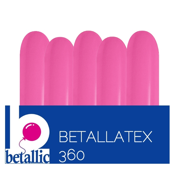 BET (50) 360 Deluxe Fuchsia balloons