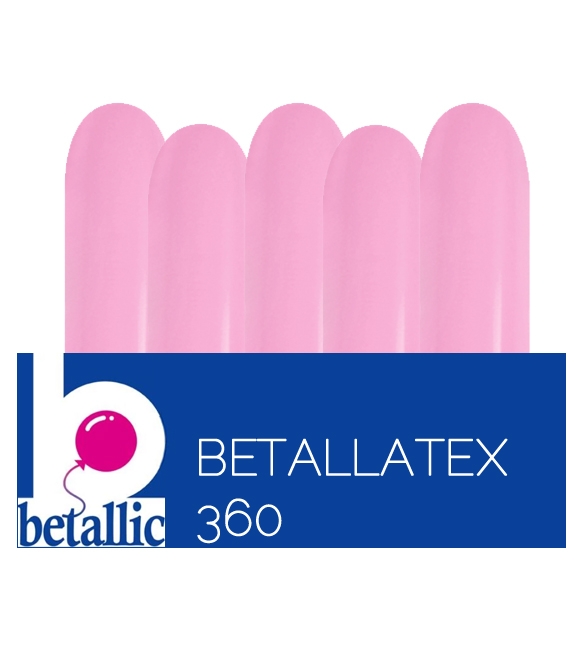 BET (50) 360 Fashion Bubble Gum Pink balloons
