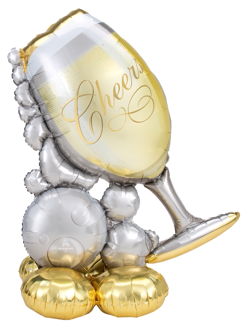 Bubbly Wine Glass Airloonz Air-fill balloon