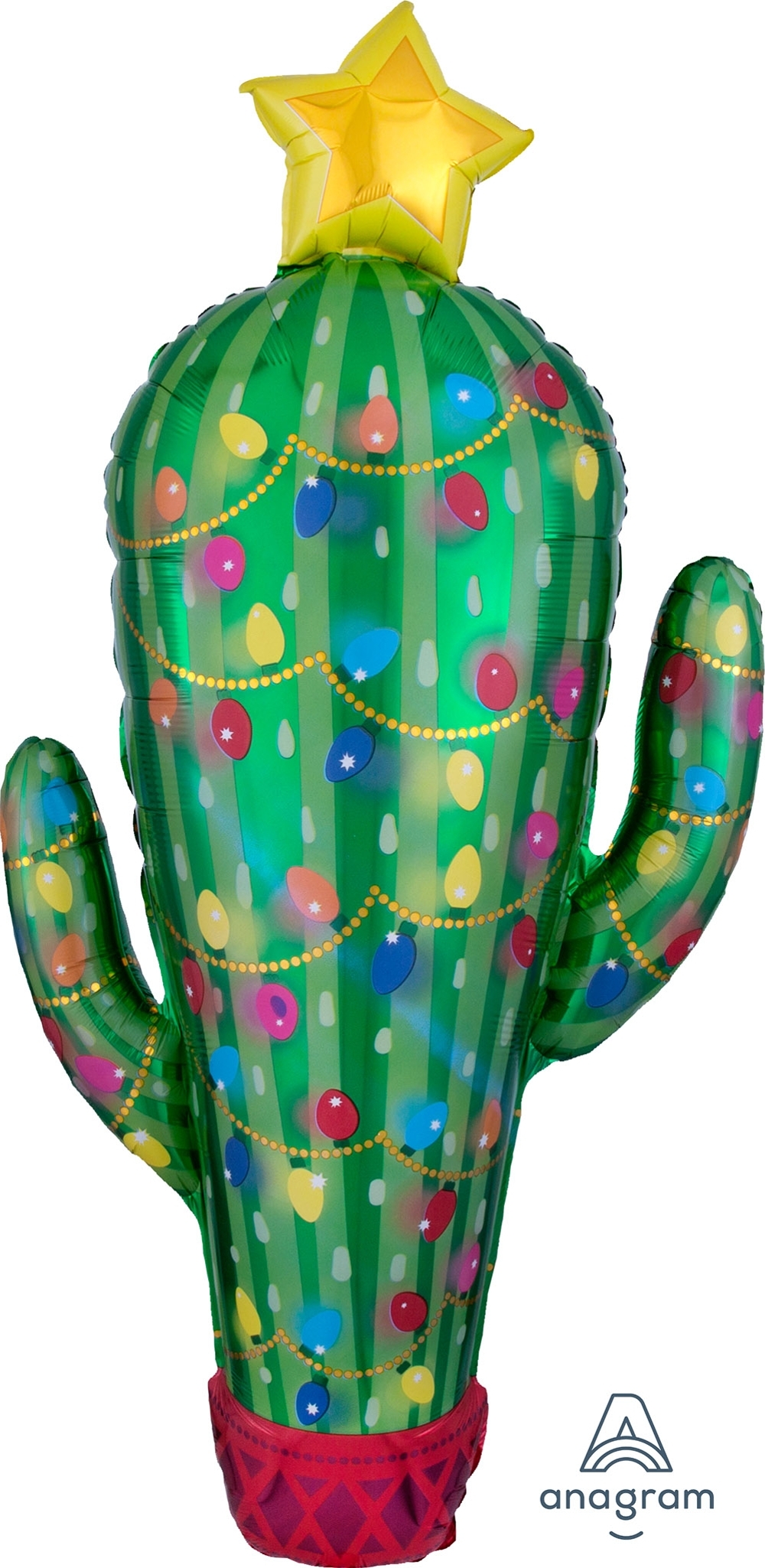 Christmas Cactus SuperShape XL balloon
