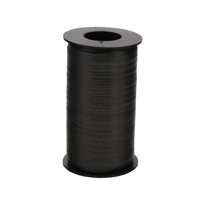 Curly Ribbon - Black - 3/16" x 500 yd
