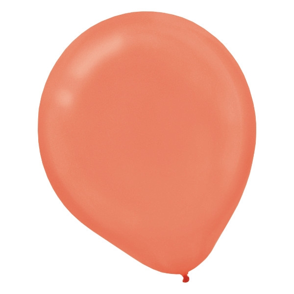 ECONO (100) 12" Pearl Rose Gold balloons