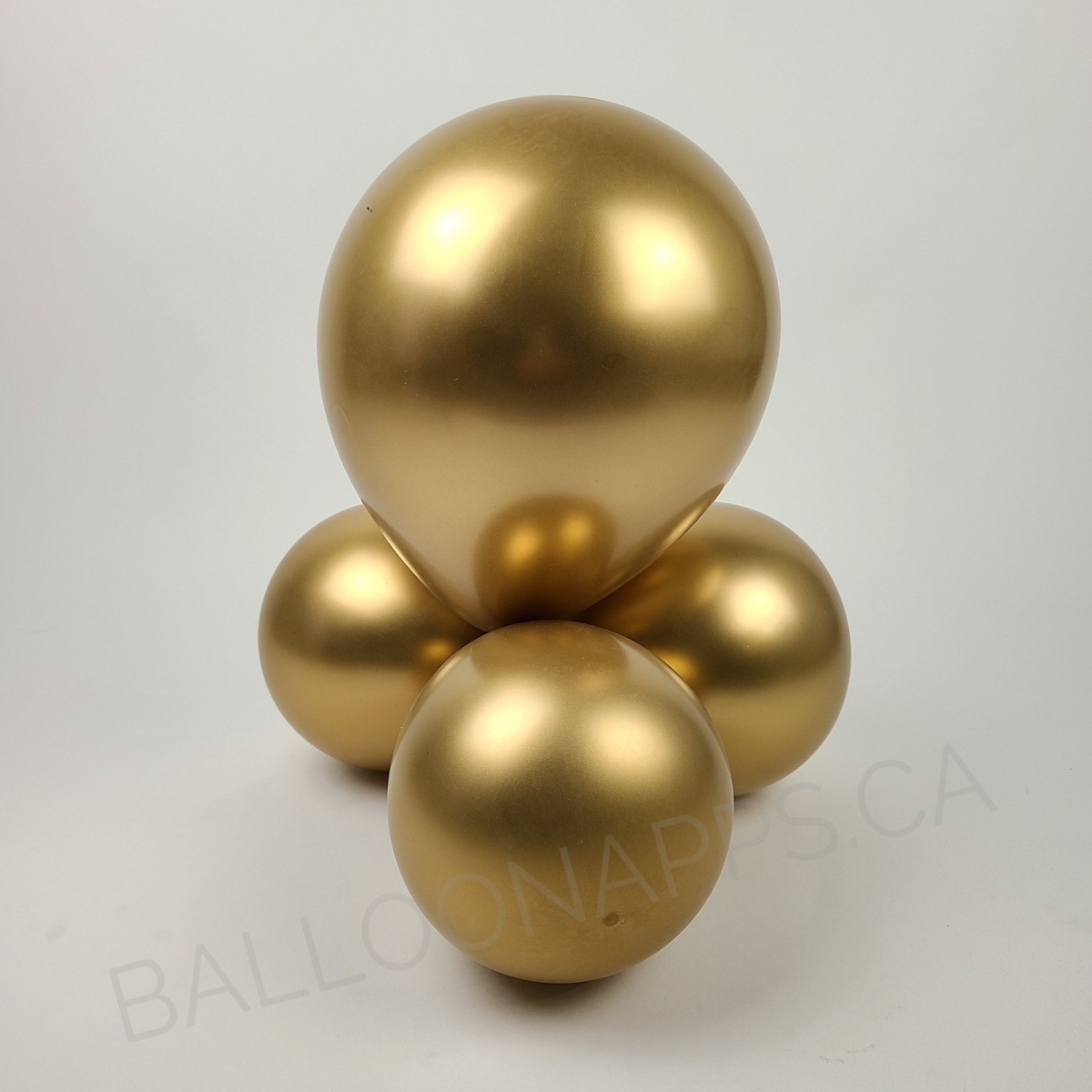 ECONO (6) 11" Satin Luxe Gold balloons (pack of 6 units)