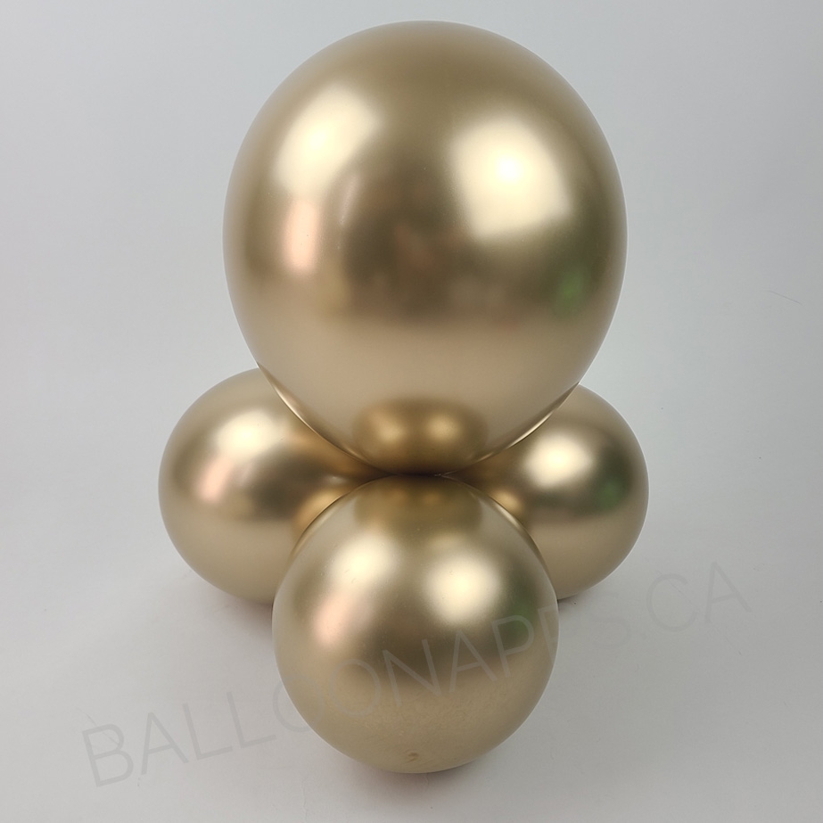 FLEX (50) 11" Econo Flex Gold balloons