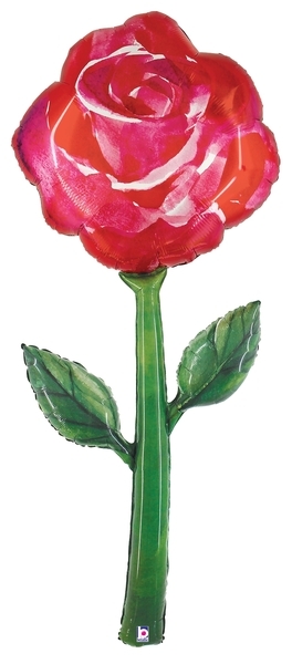 Fresh Picks Watercolor Rose - 64" Flower balloon