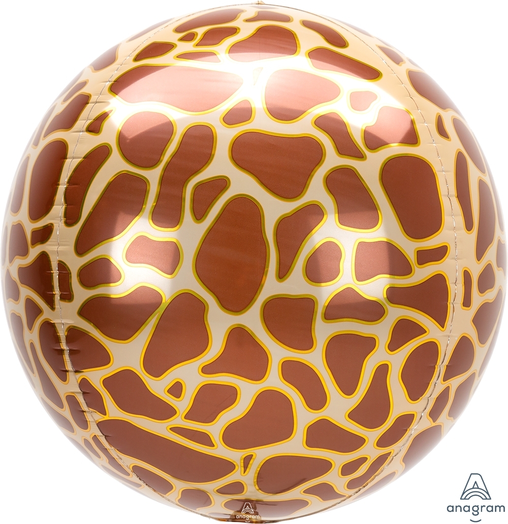 Giraffe Print AnimalZ OrbZ Balloon