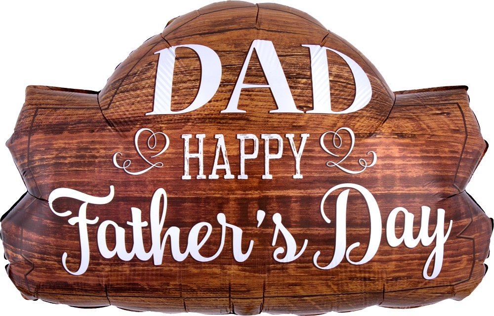 HFD Wood Marquee Fathers Day Balloon