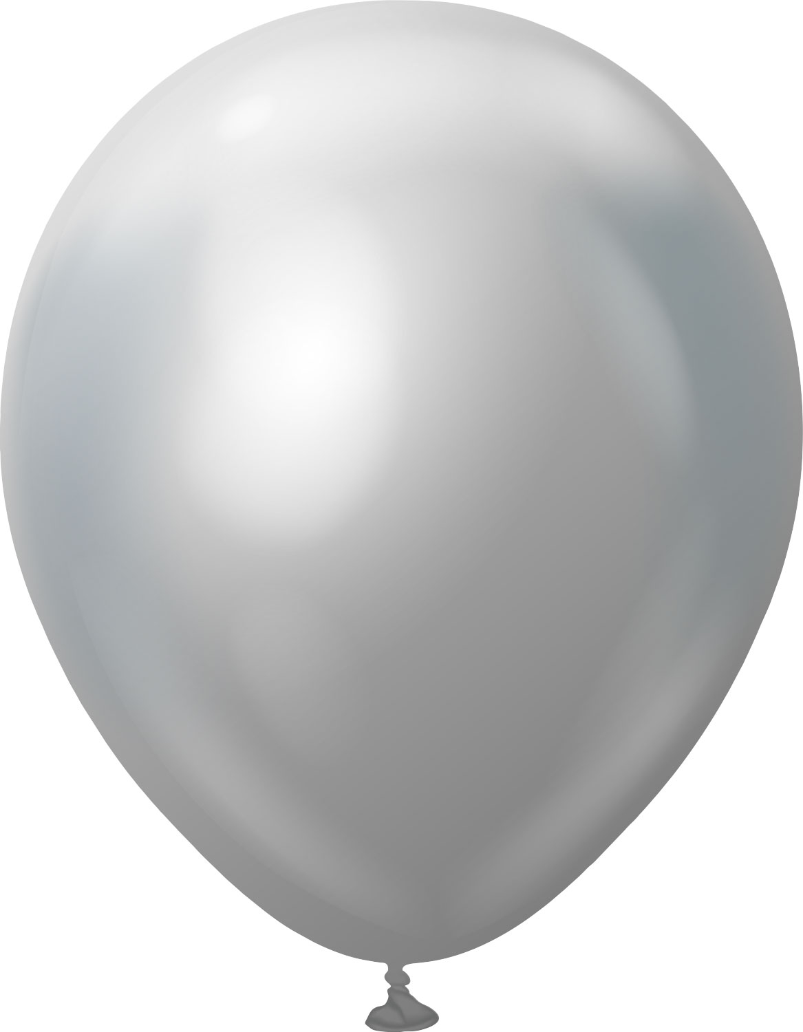 KALISAN (50) 11" Mirror Reflex Silver  balloons