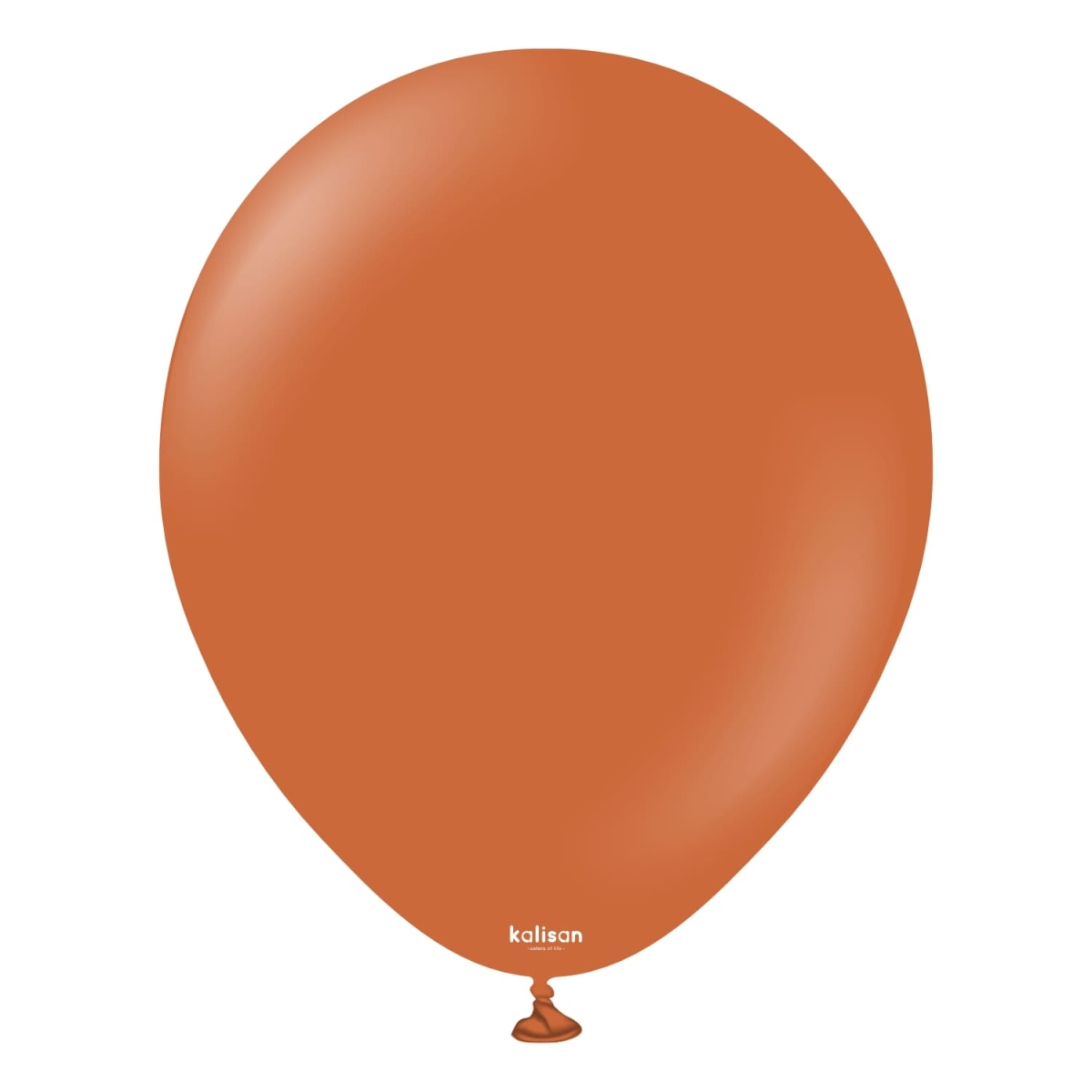 KALISAN (50) 11" Retro Rust Orange Balloons
