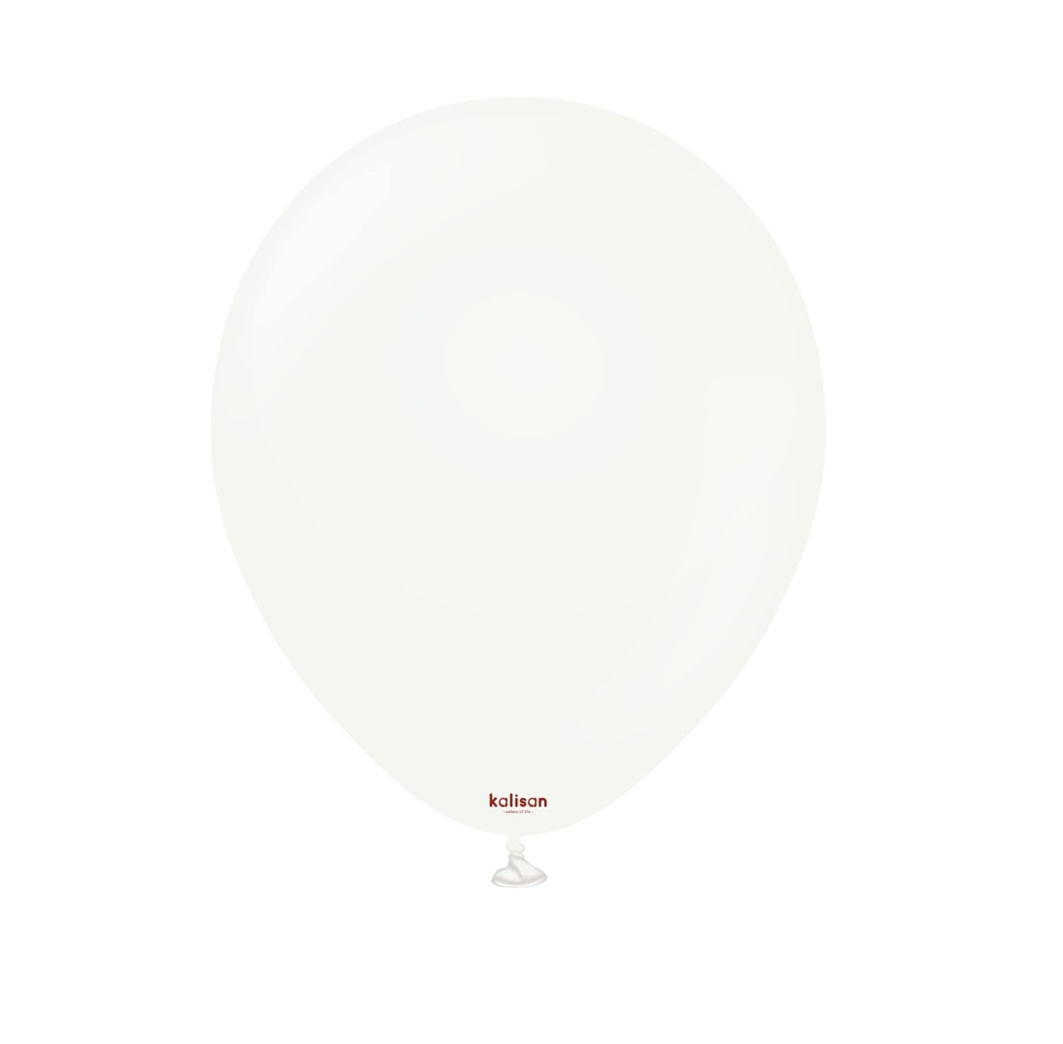 KALISAN (50) 5" White balloons