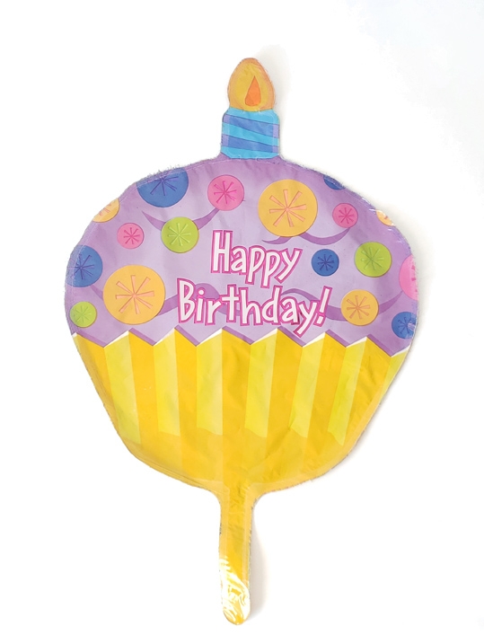 Mini Shape - Wanderfuls - Cupcake Birthday balloon