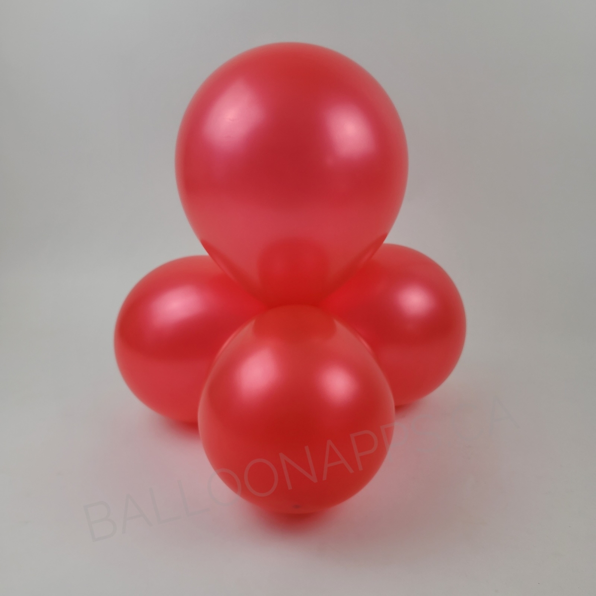 NEW ECONO (100) 11" Pearl Metallic Red balloons