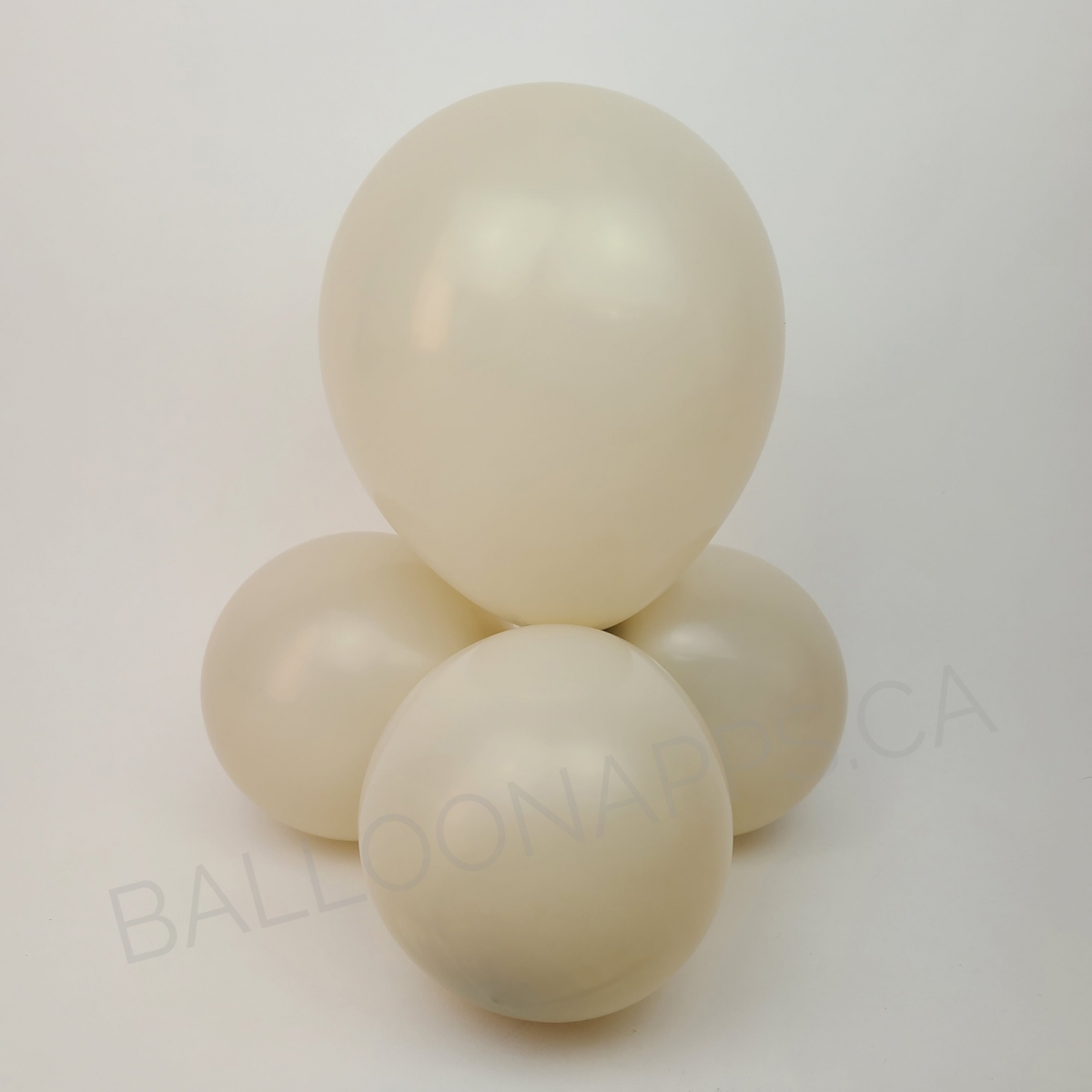 NEW ECONO (100) 11" White Sand balloons